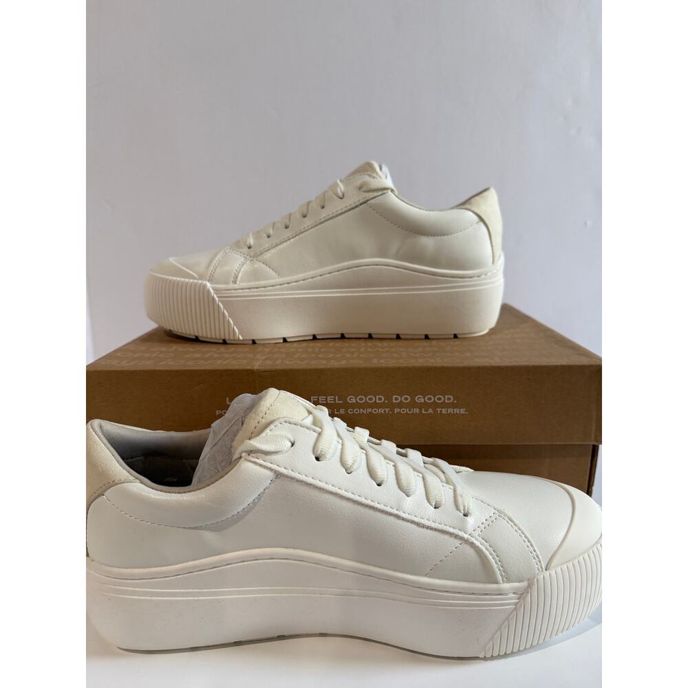 Dr Scholls Time Off Max White Platform Sneakers Shoes Womens Sz 10 NEW in BOX